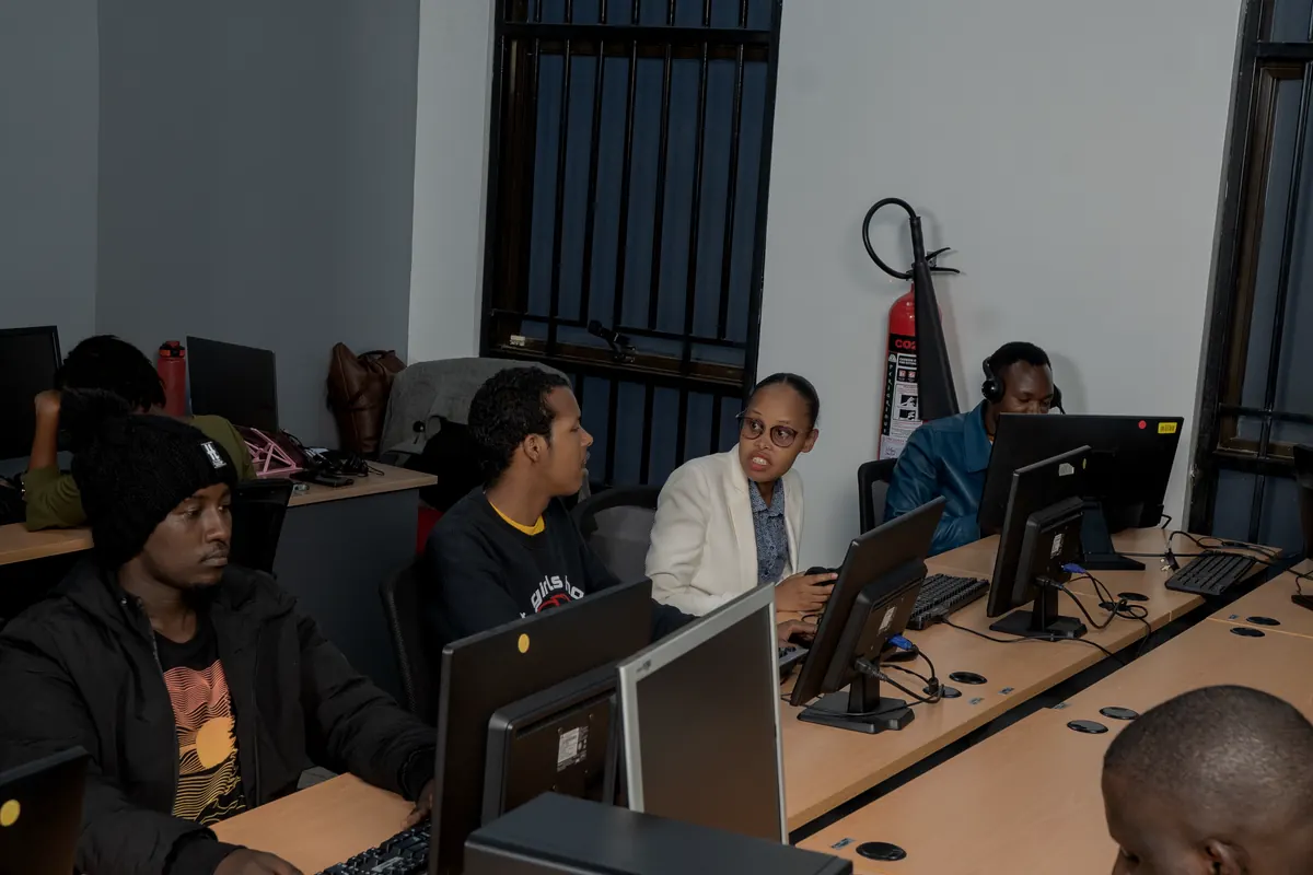 Adept reviewers working through annotation and validation queues in Nairobi